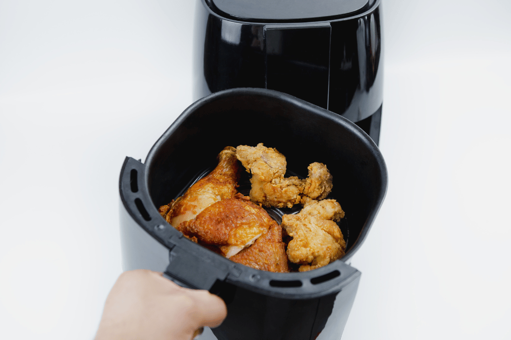 Cleaning The Outside & Inside of The Air Fryer