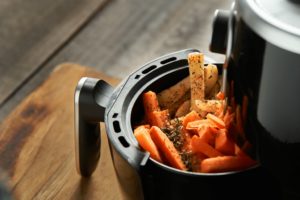 Air Fryer on a Wooden Surface-Aug-3-2023