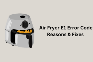 why does my air fryer say e1