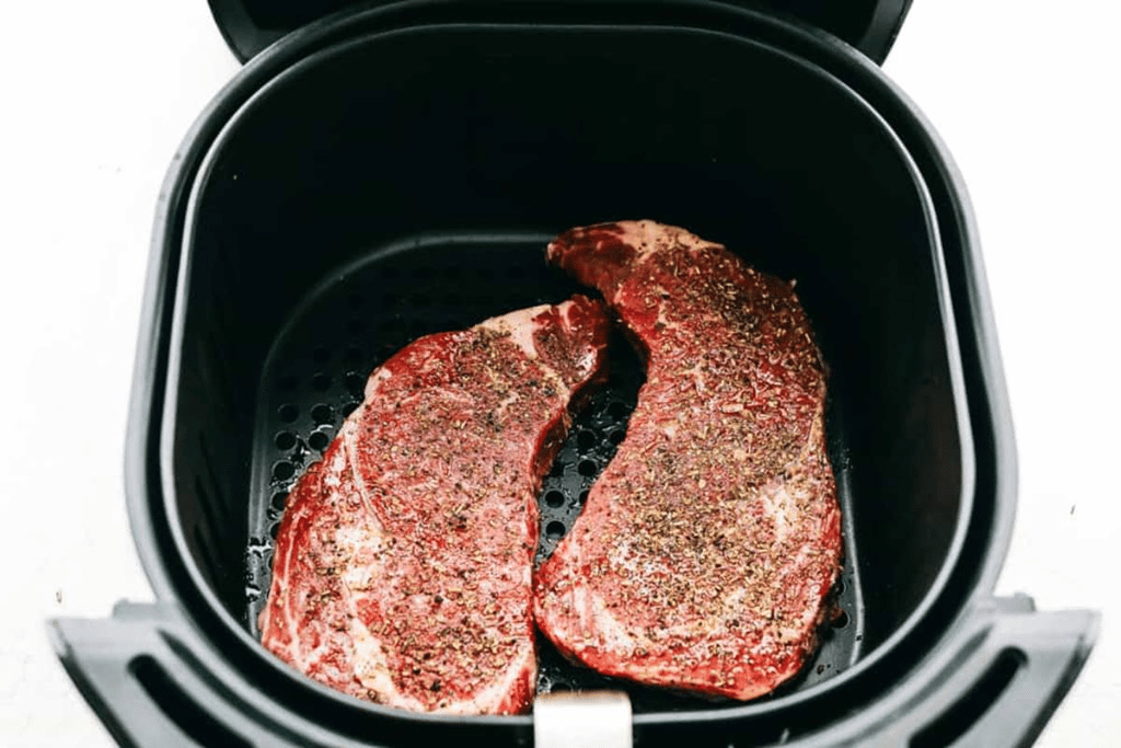 Cooking Process of Skirt Steak in the Air Fryer