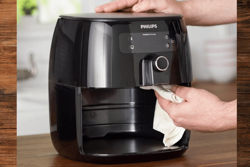 How To Clean Philips Air Fryer _ Exterior Cleaning