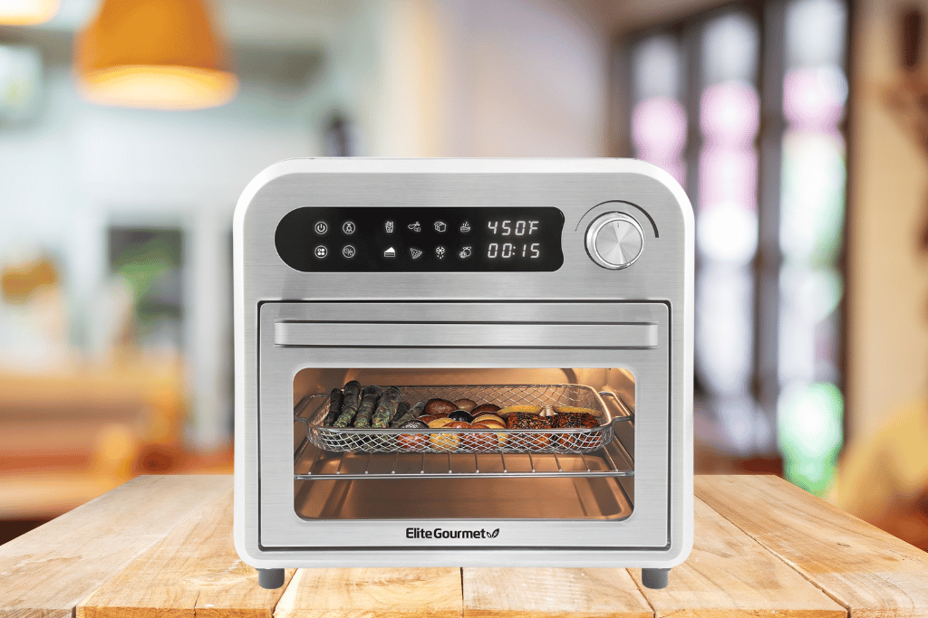 Elite GourmetView Glass Air Fryer Oven